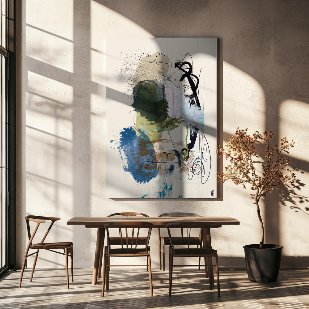 Zwilling Abstrakt | Leinwand