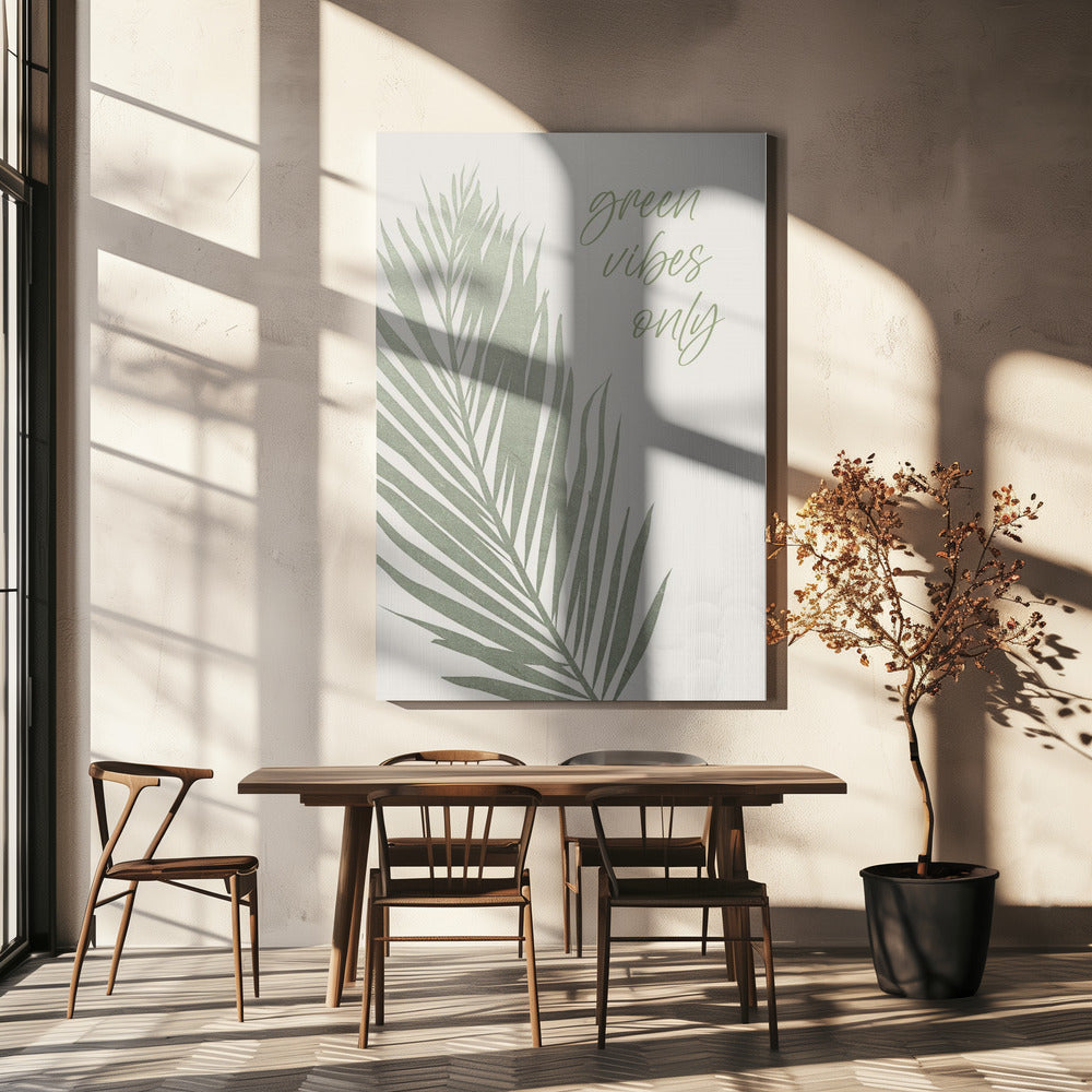 Green vibes only | Canvas