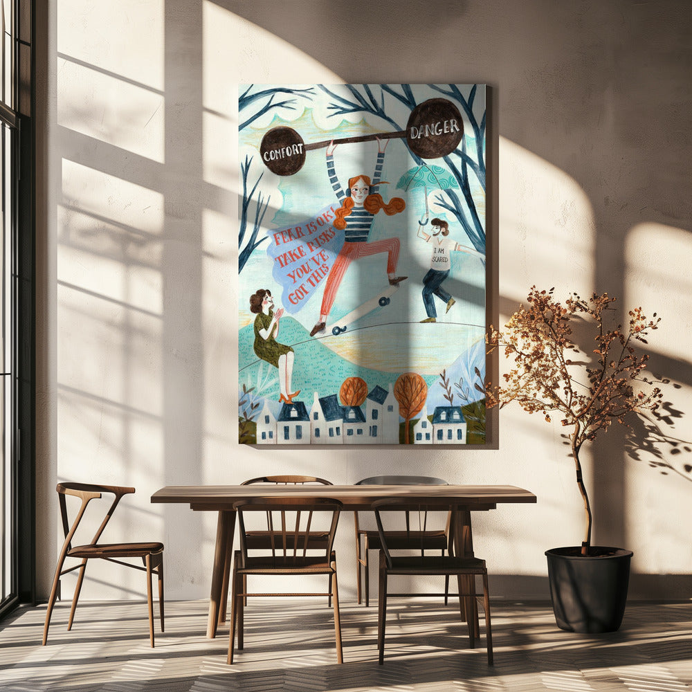 Motivierender Teenager | Leinwand