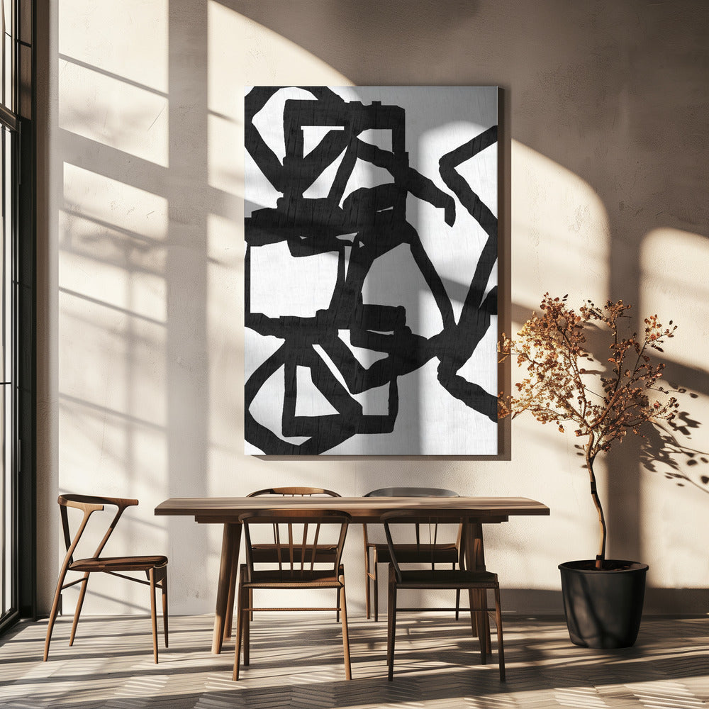 Noir und Inky 1 | Leinwand