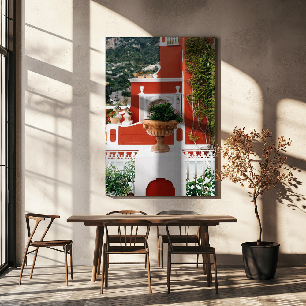 Regnerisches Positano IV | Leinwand