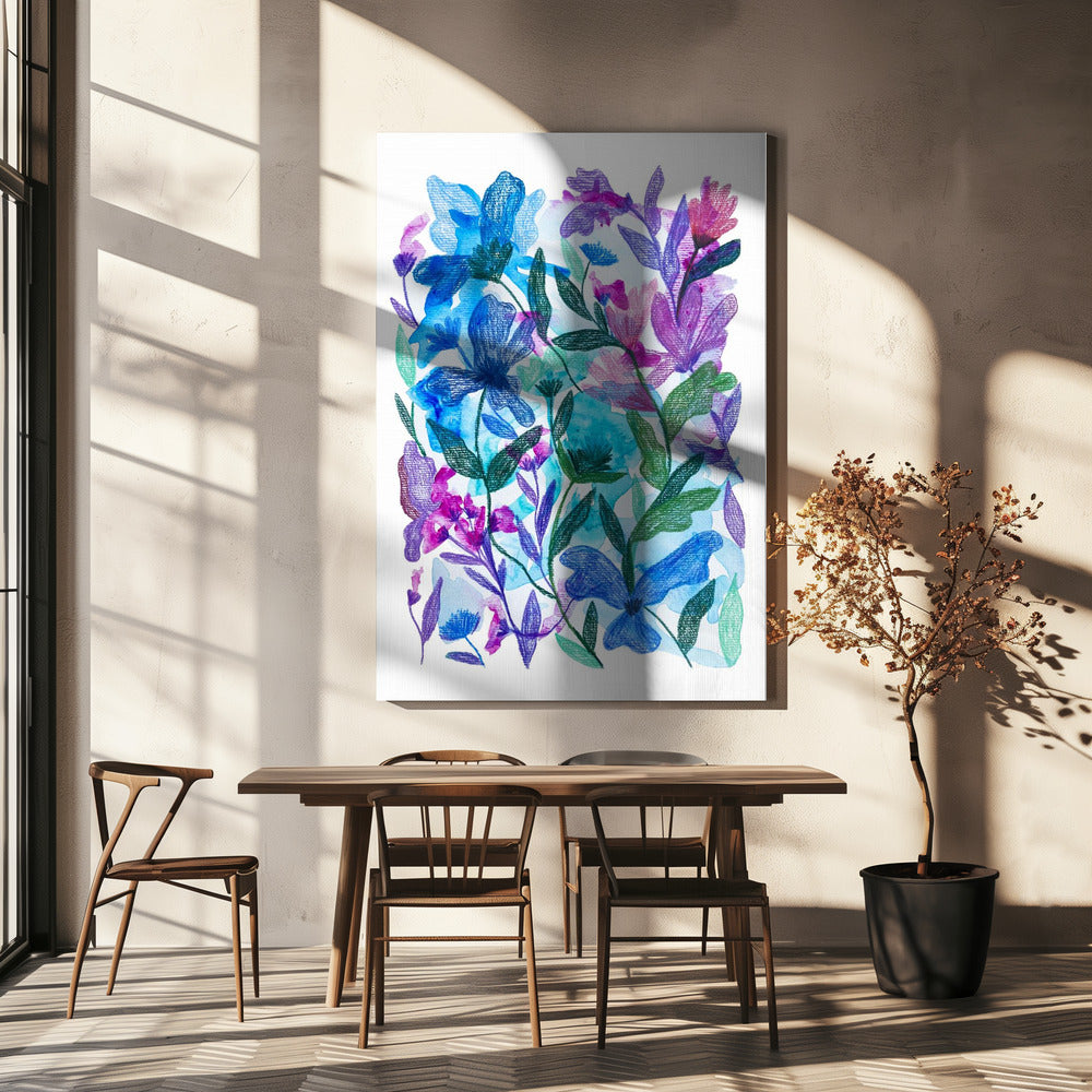 Floraler Sommertraum | Leinwand
