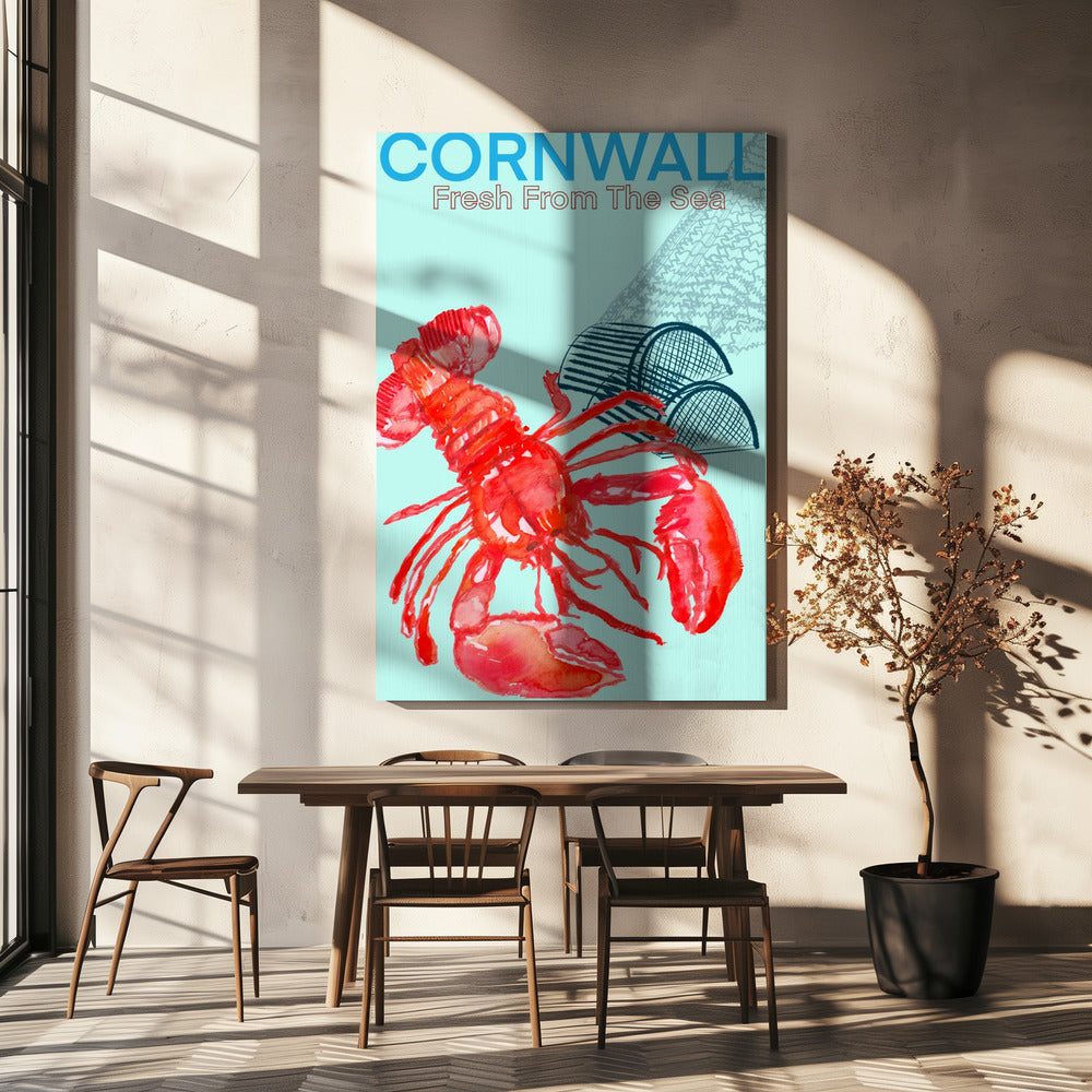 Cornwall Frisch vom Meer Poster | Leinwand