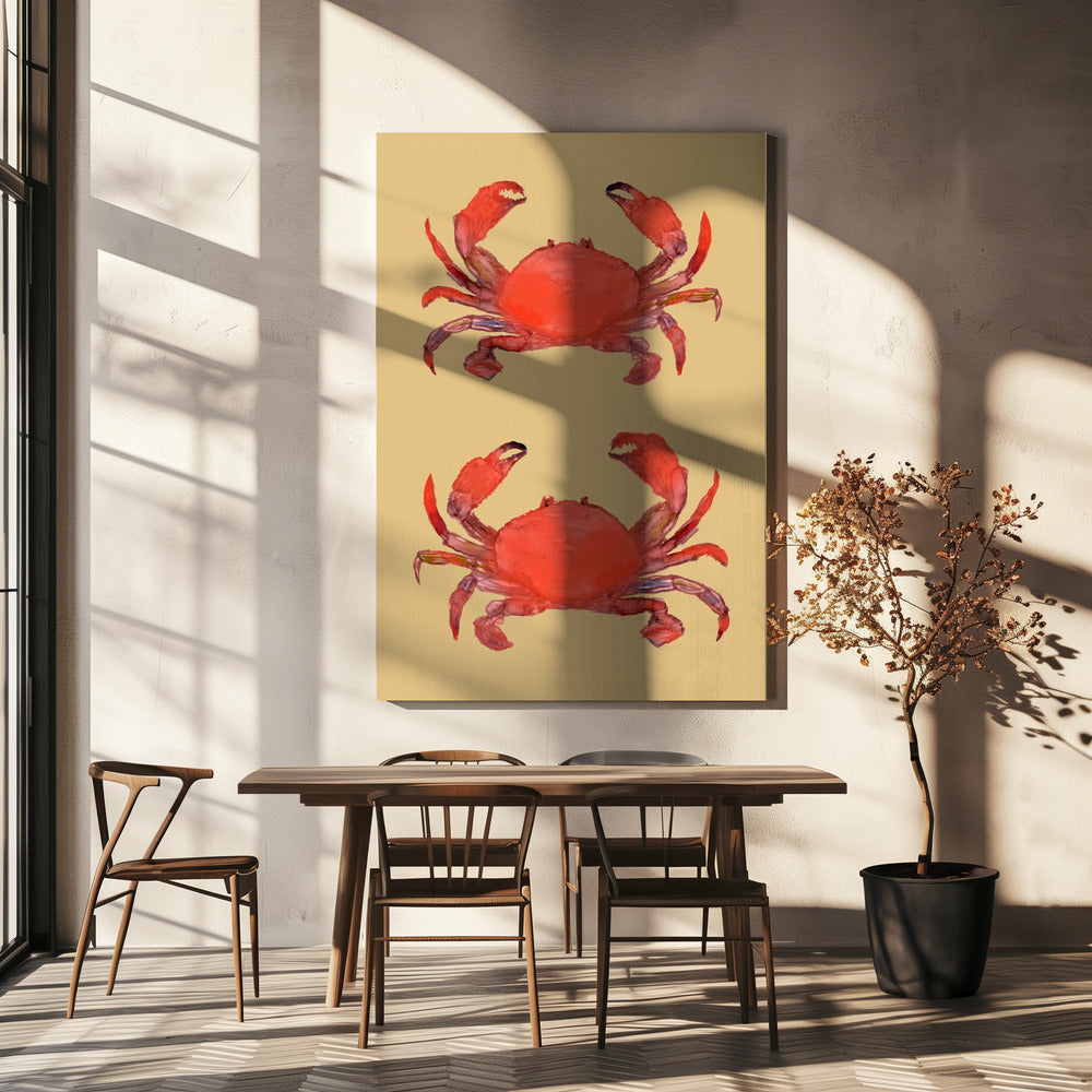 Krabbenposter 2 | Leinwand