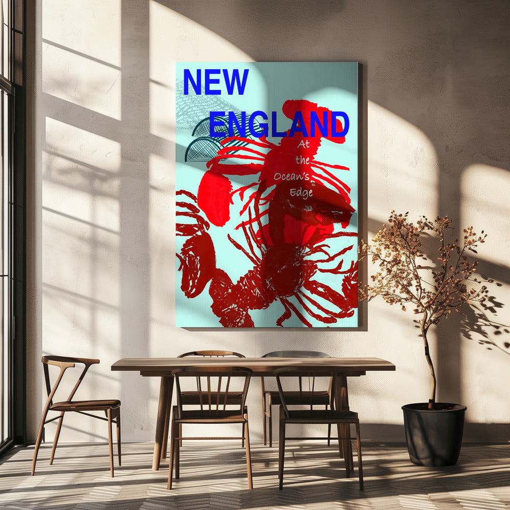 New England Poster | Leinwand