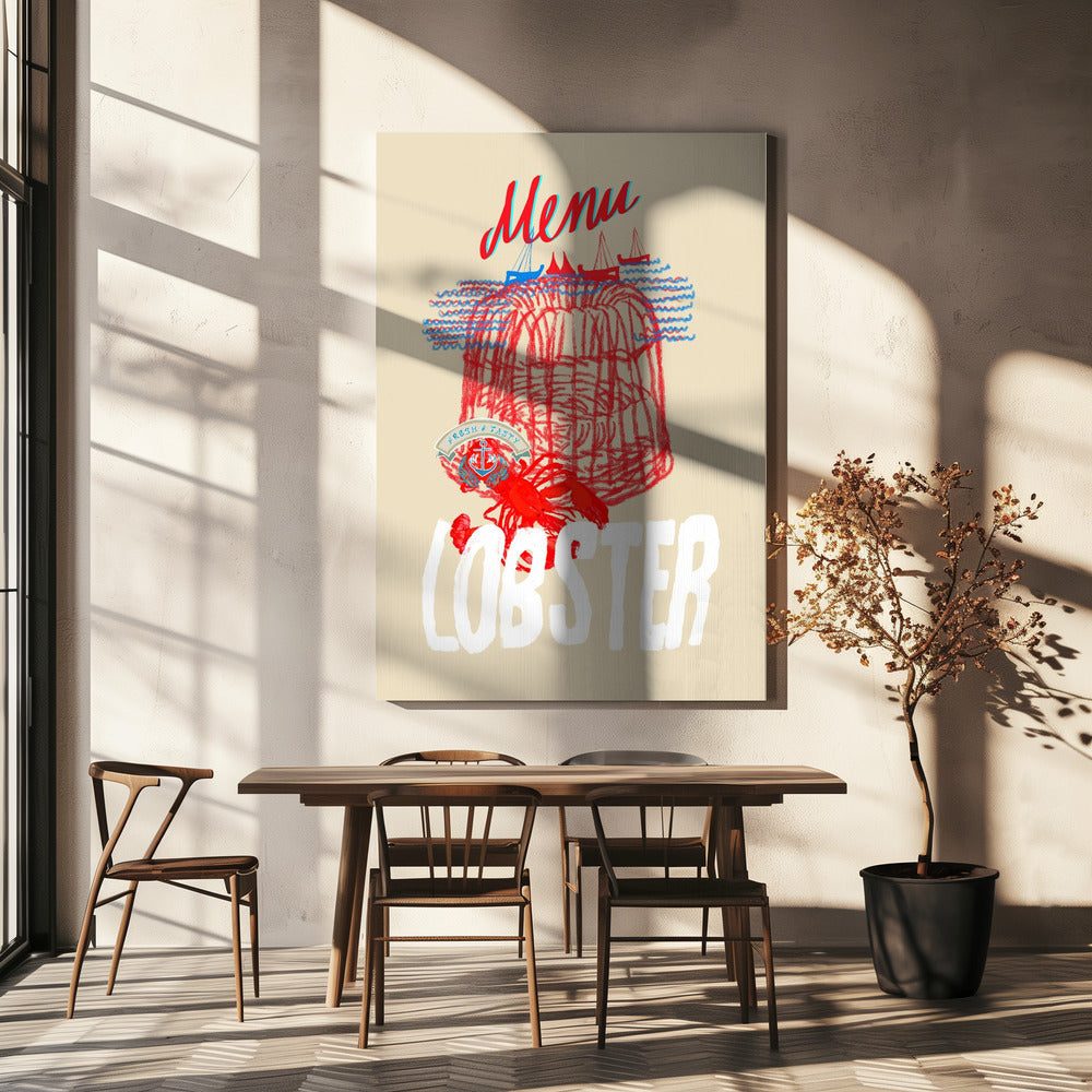 Hummer-Menü-Poster | Leinwand