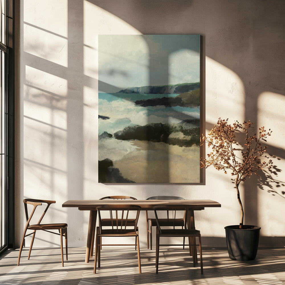 Felsiger Strand | Leinwand