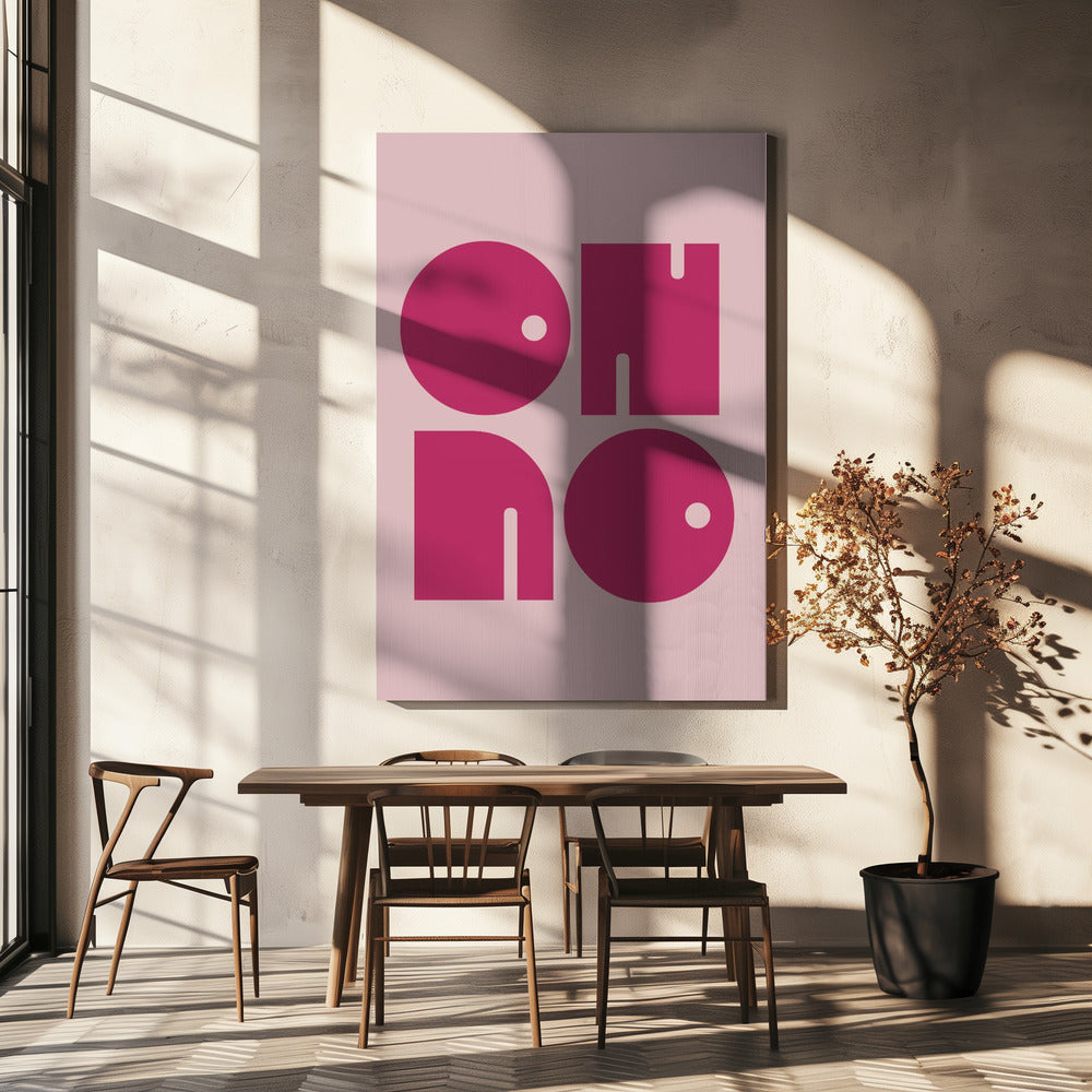 Fettgedruckte Typografie | Leinwand