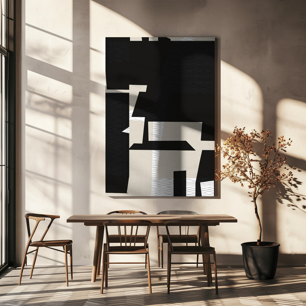 Minimalistisches Gewebe 3 | Leinwand