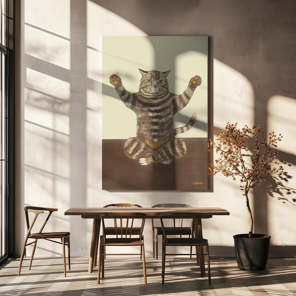 Yoga Cat | Canvas