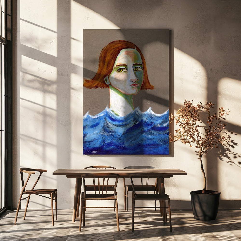 Der Schwimmer | Leinwand