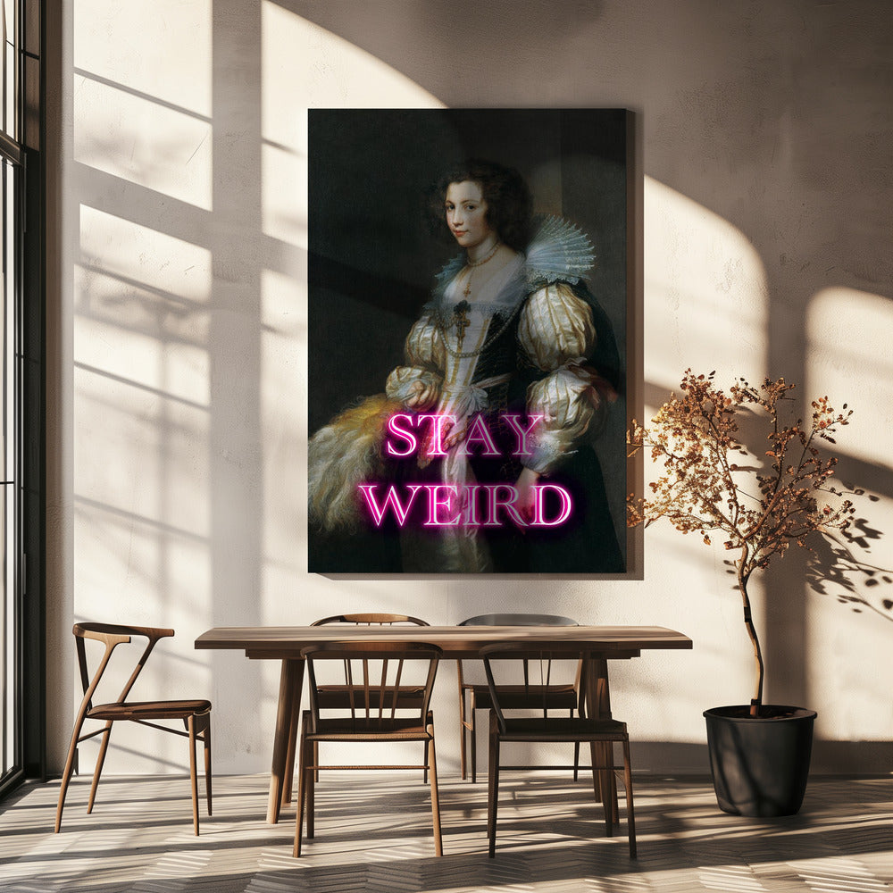 Stayweird Ratioiso | Leinwand