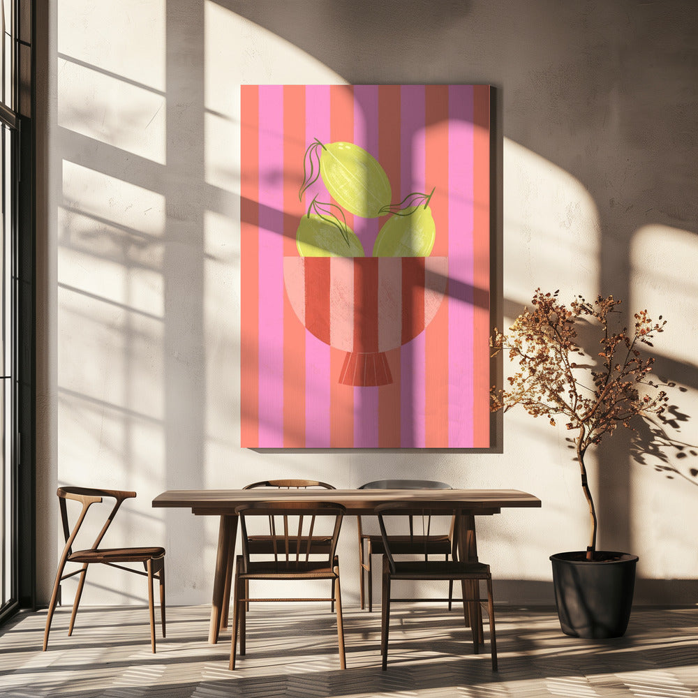 Bowl Of Lemons | Canvas