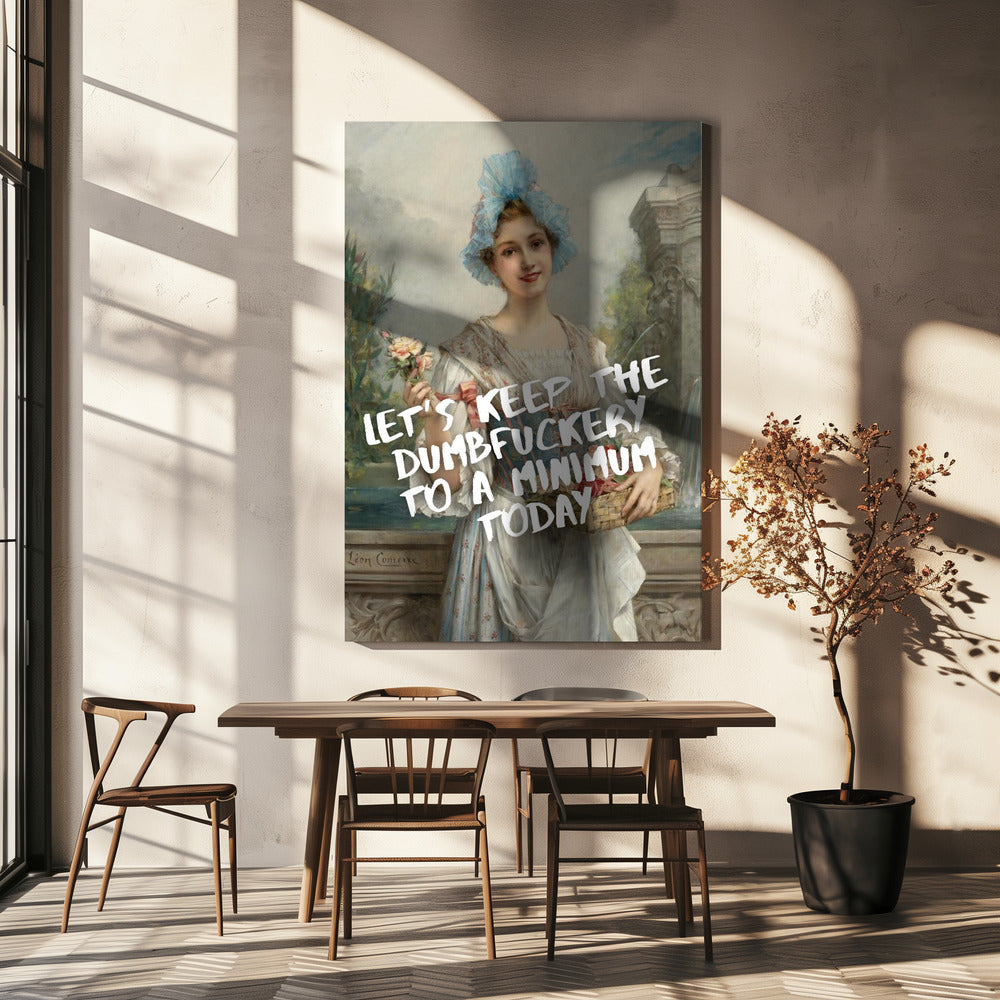 Witzige Eleganz | Leinwand