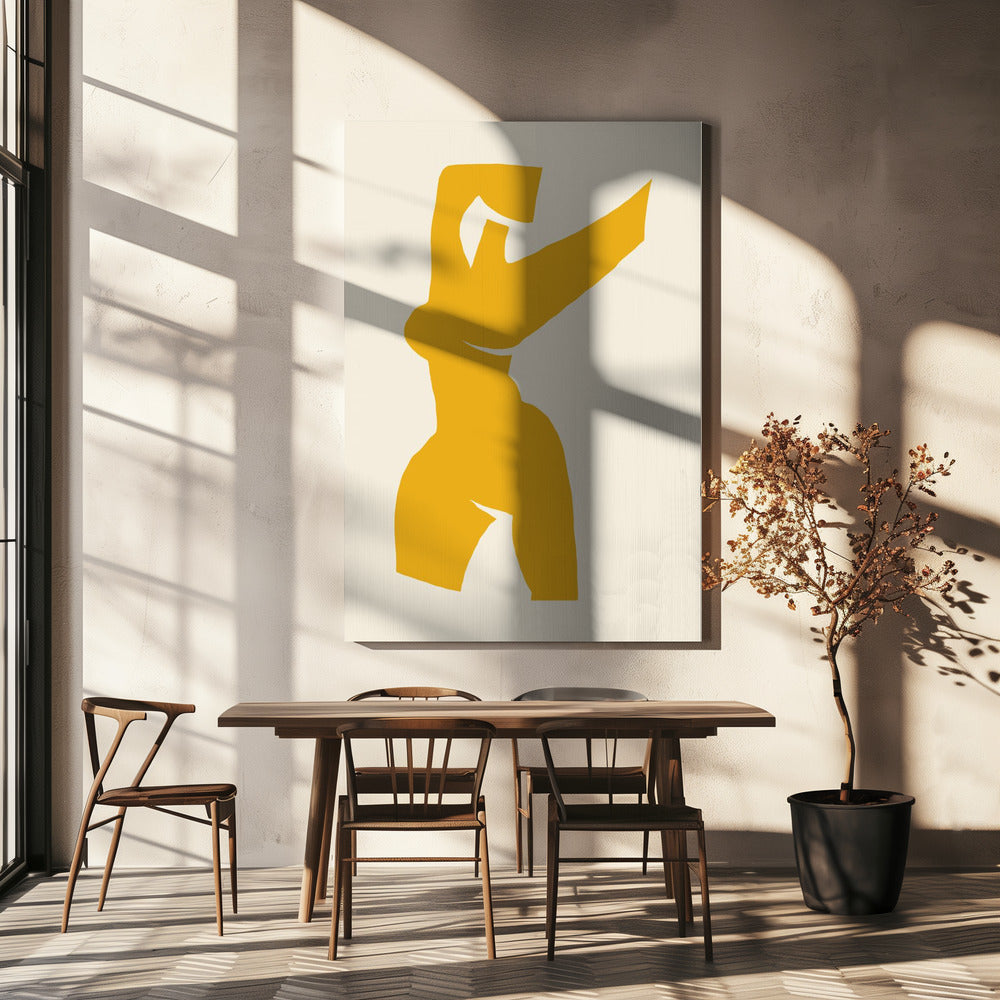 Die gelbe Muse 02 | Leinwand