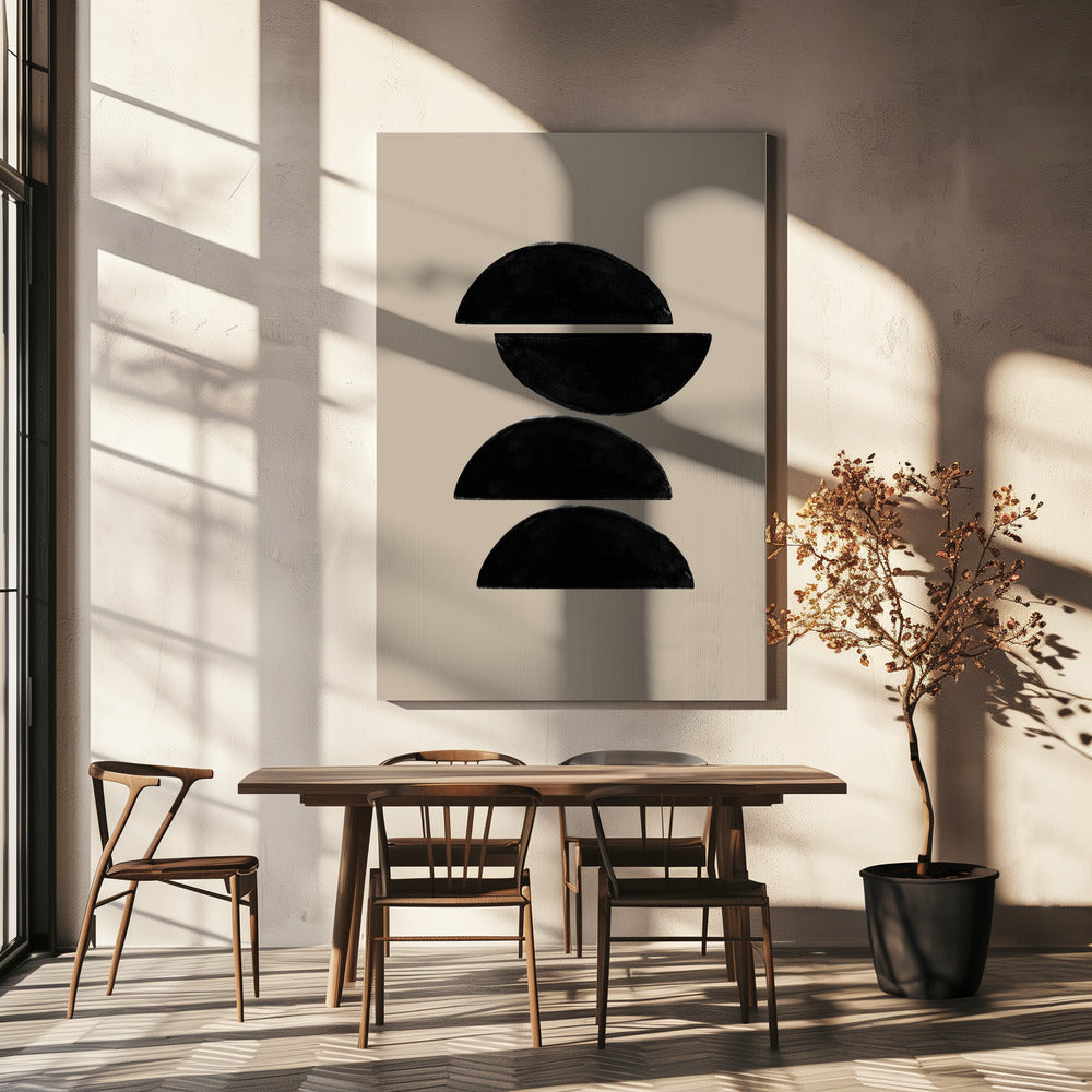 Stacked Halves | Canvas