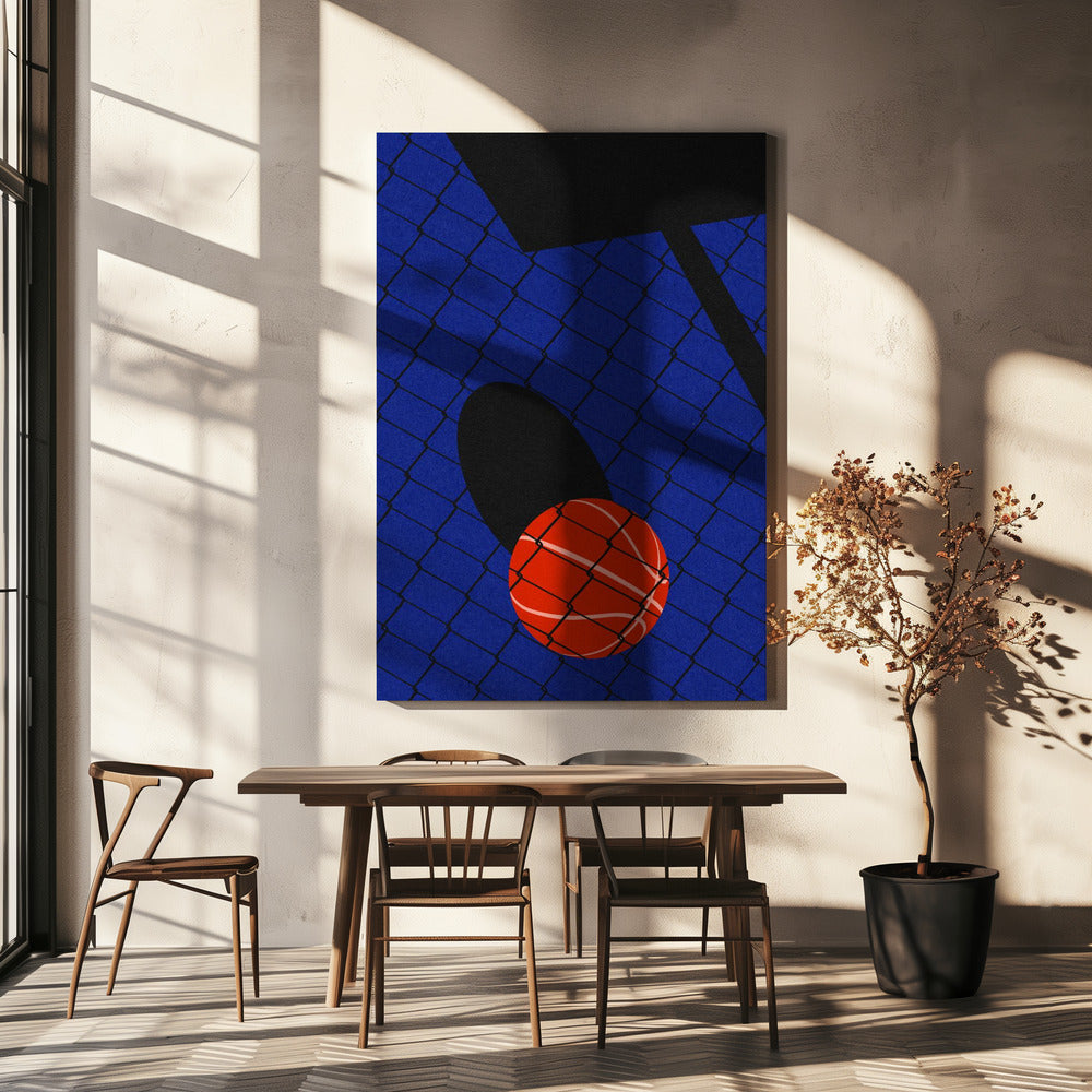 Backjard Basketballplatz | Leinwand