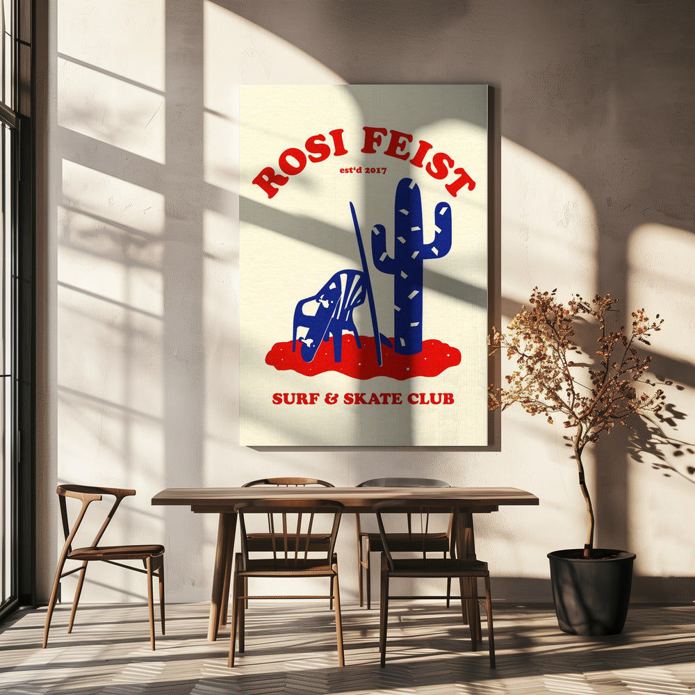 Rosi Feist Surf &amp; Skate Club | Leinwand