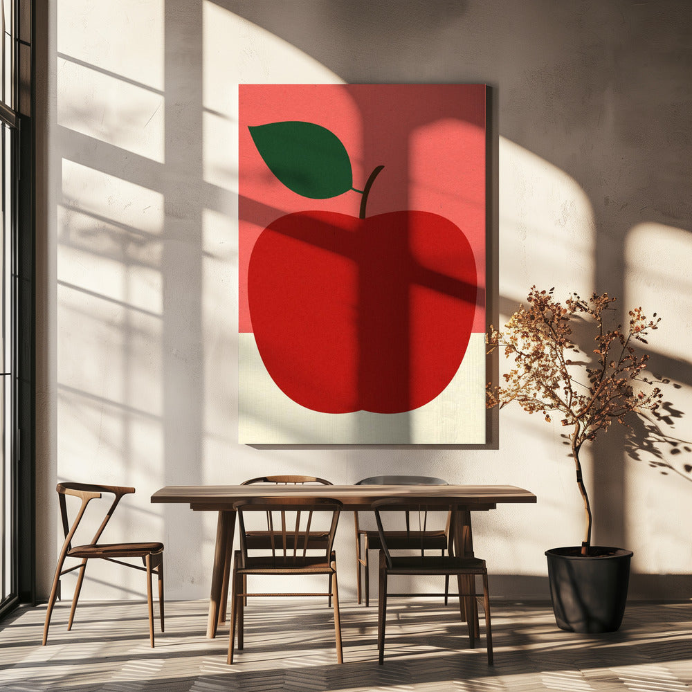 Roter Apfel | Leinwand