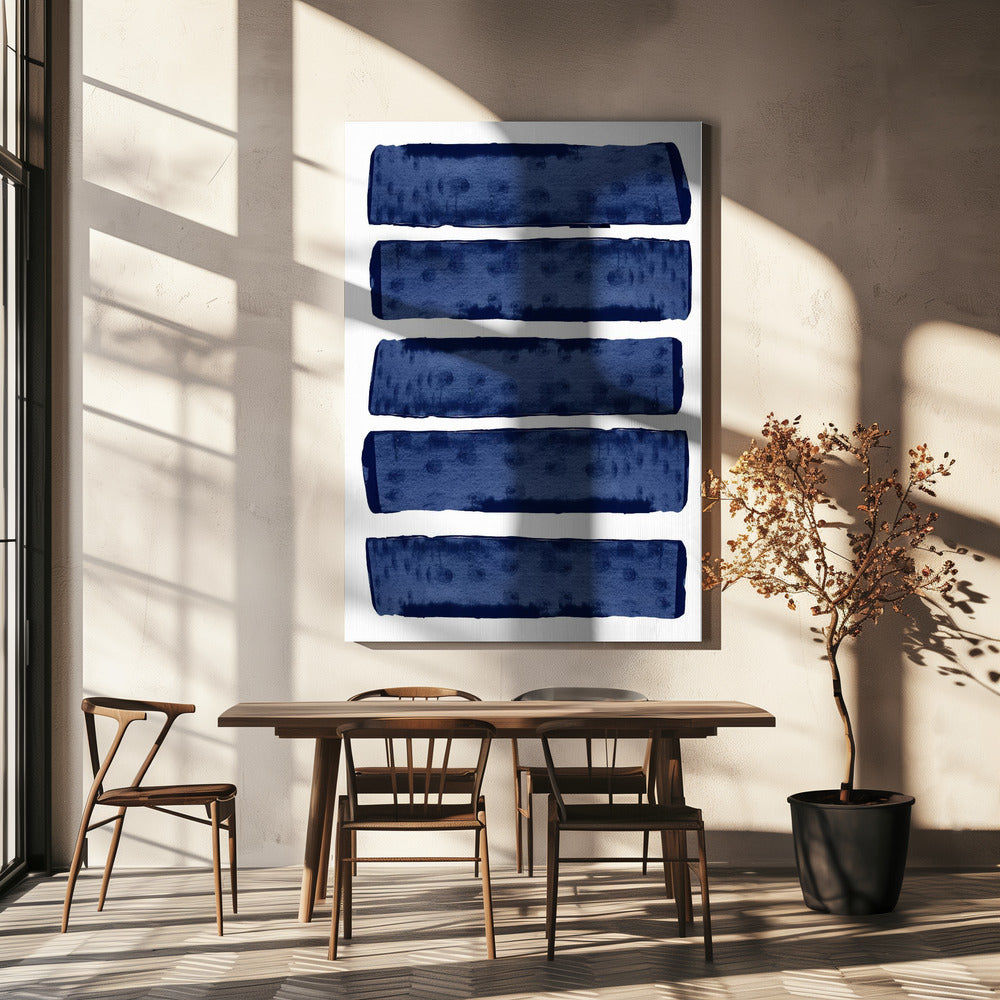 Navy Energy 1 | Canvas