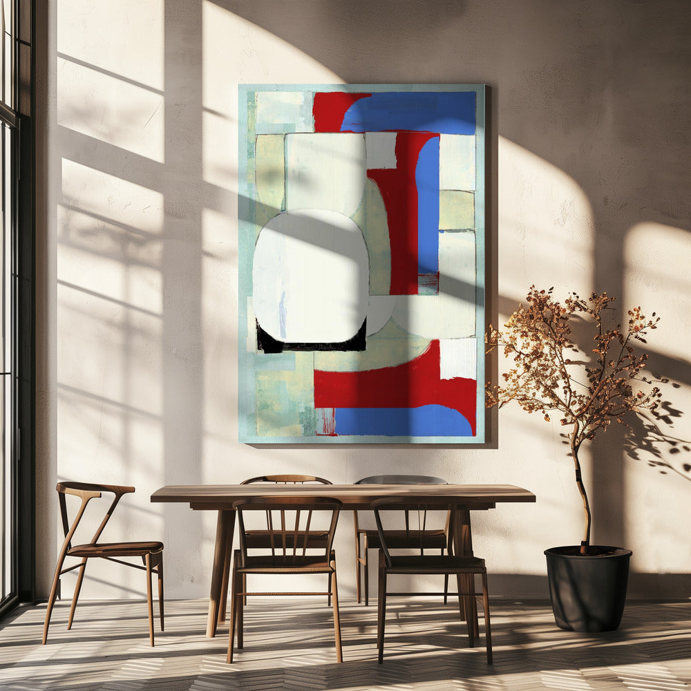 Bold Graphic Forms No3 | Canvas