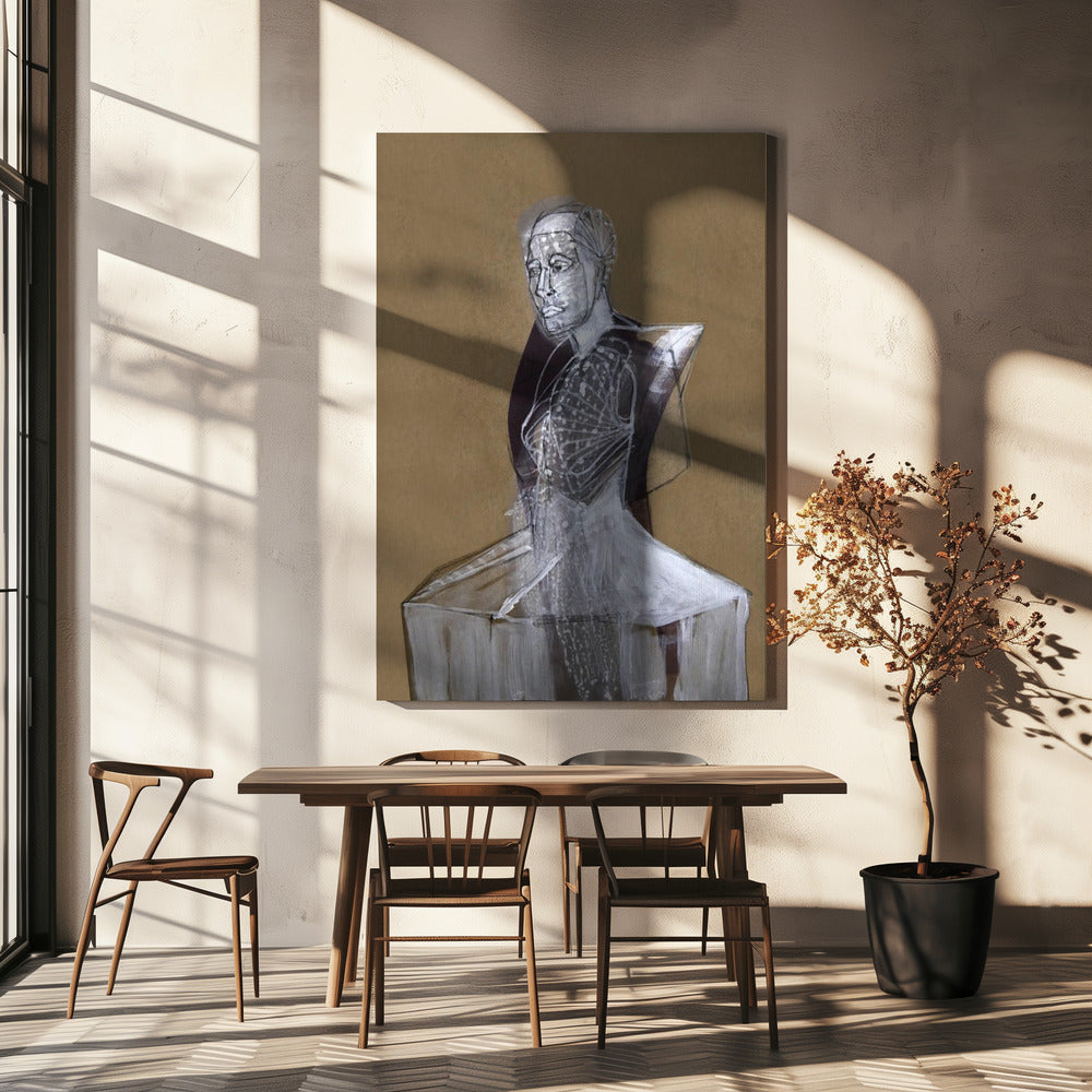 Geist im Kostüm | Leinwand