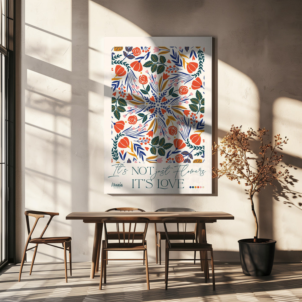 Über die Liebe. Blüte | Leinwand