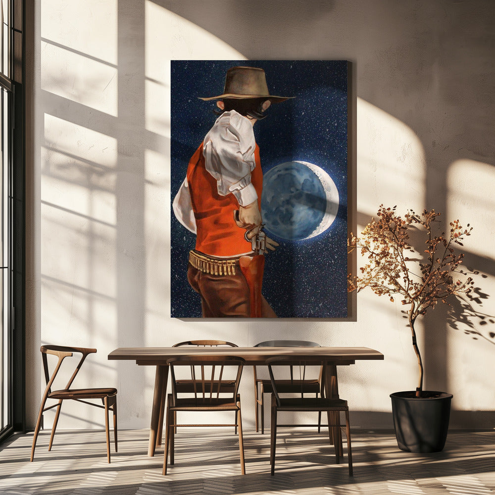 Schieße auf den Mond | Leinwand