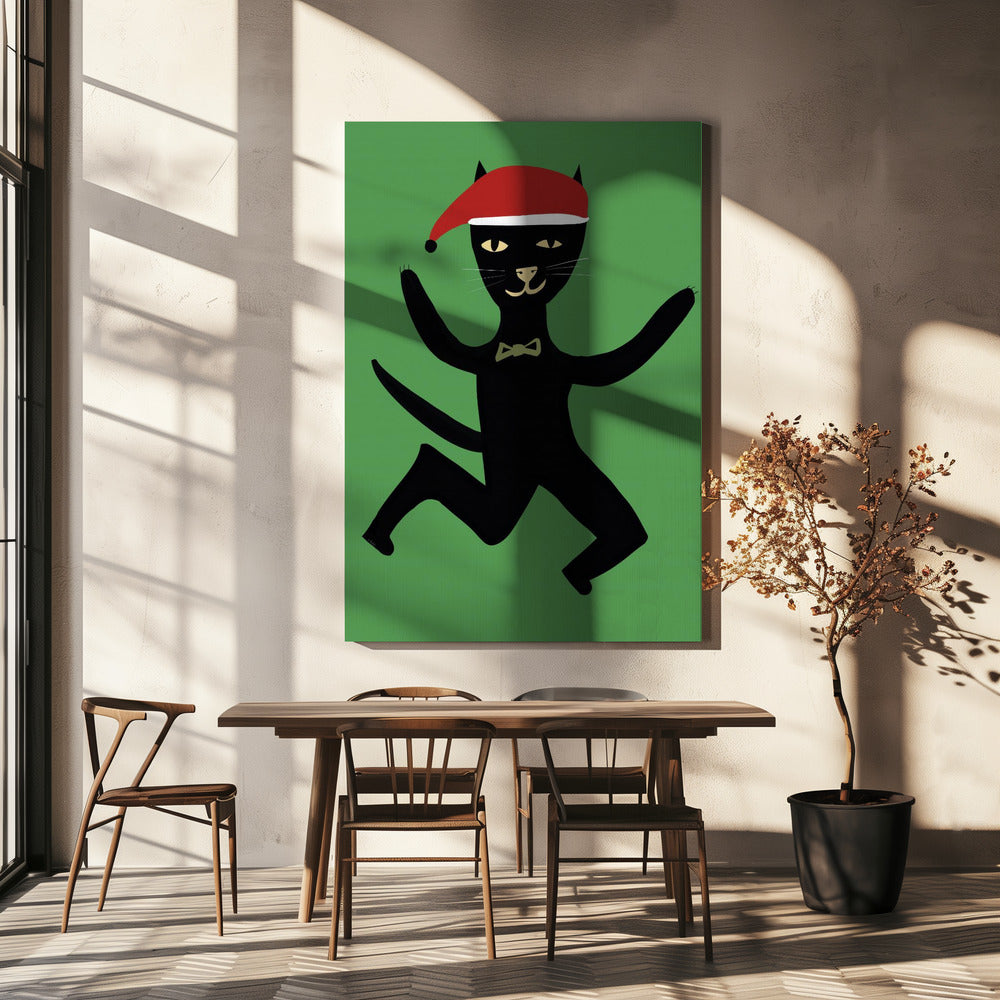Xmas cat | Canvas
