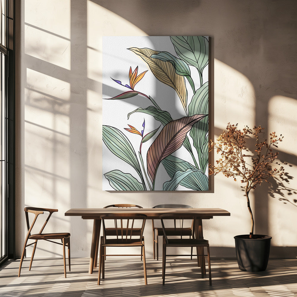 Vögel des Paradieses | Leinwand