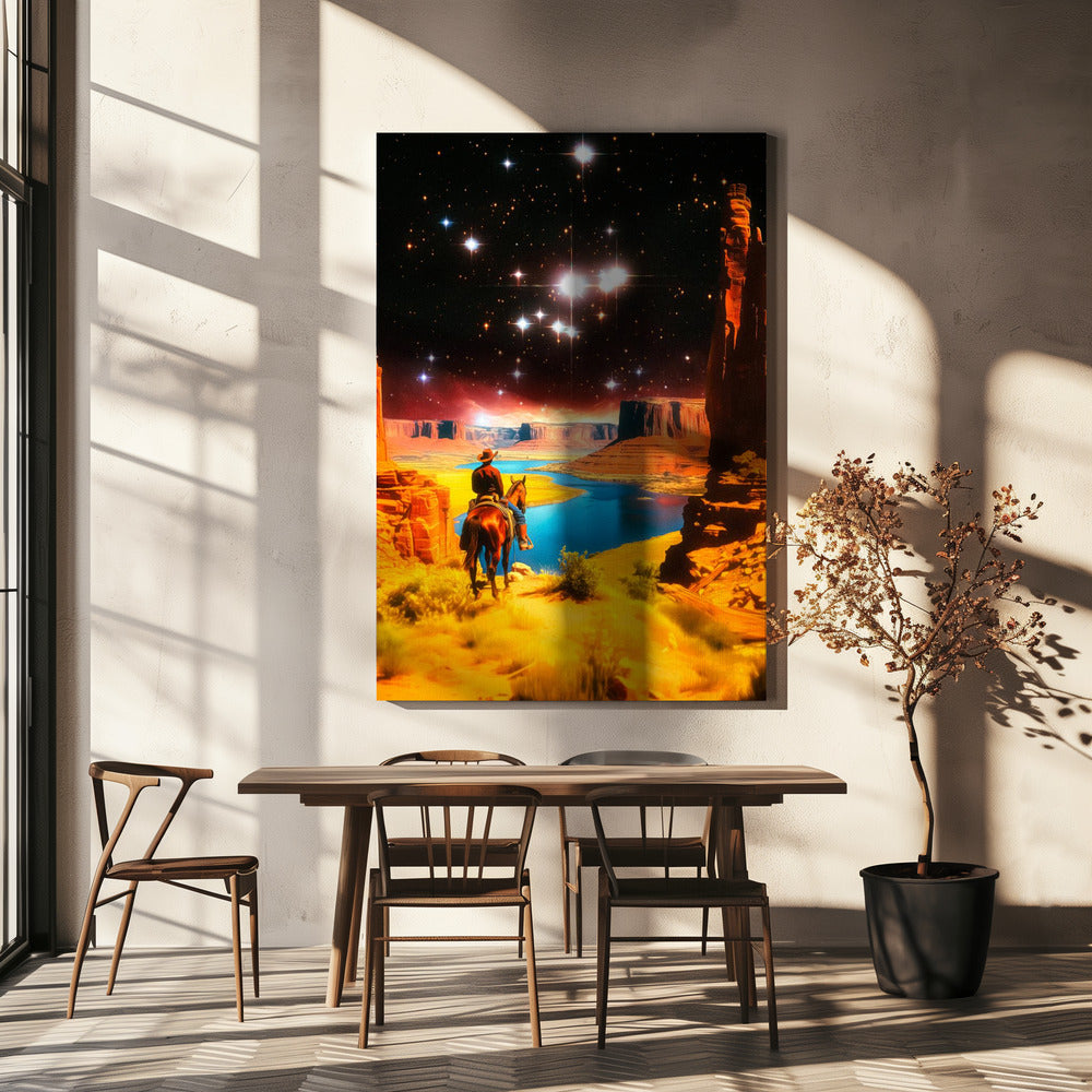 Die kosmische Grenze | Leinwand