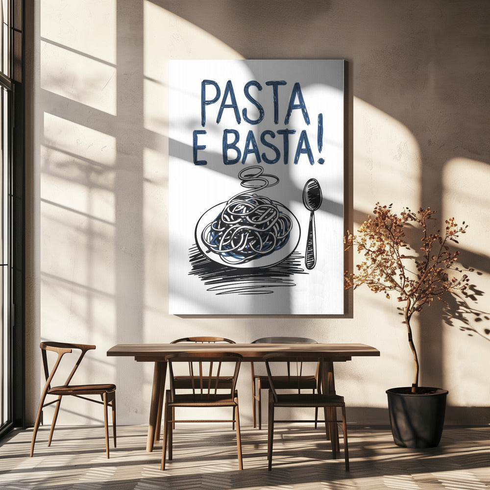 Pasta e Basta | Leinwand