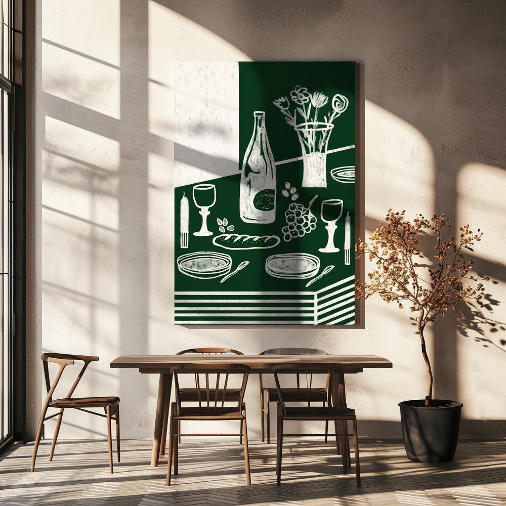 GRÜNE HARMONIE | Leinwand
