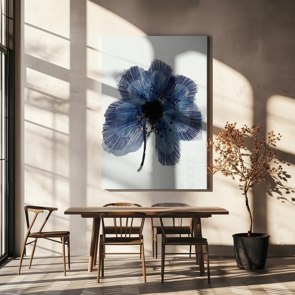 Blaue Blume 2 | Leinwand