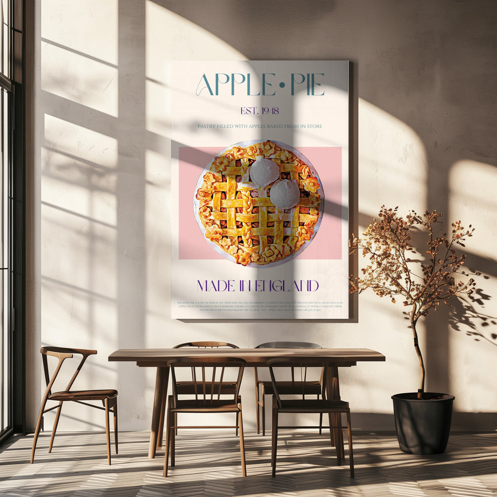 Apfelkuchen | Leinwand