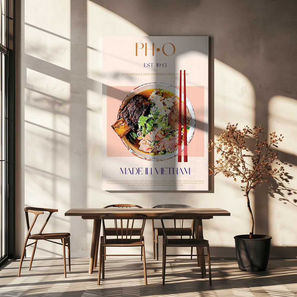 Vietnamesischer Nudelgenuss | Leinwand