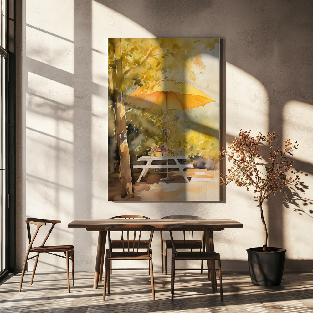 Summer In the Back Garden | Canvas