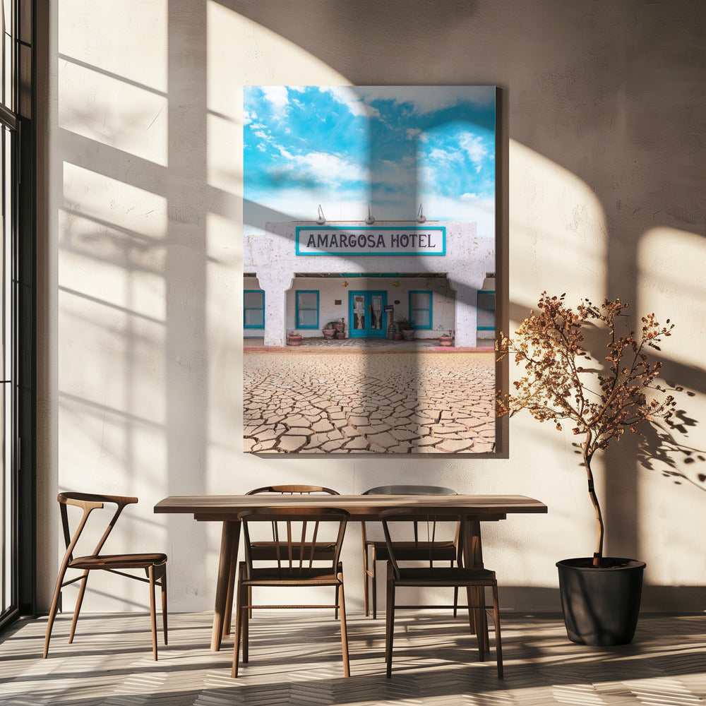 Historisches Amargosa Hotel und Opernhaus in Death Valley Junction, Kalifornien | Leinwand