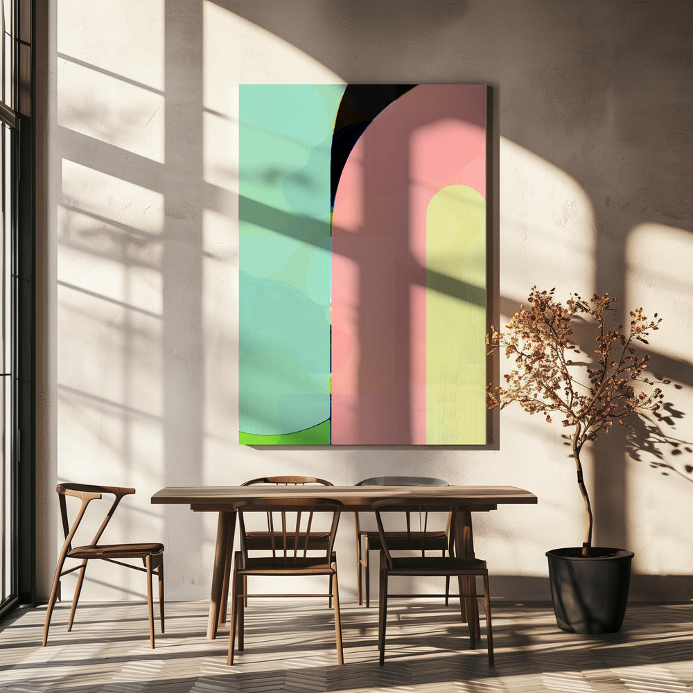 Pastellkurven | Leinwand