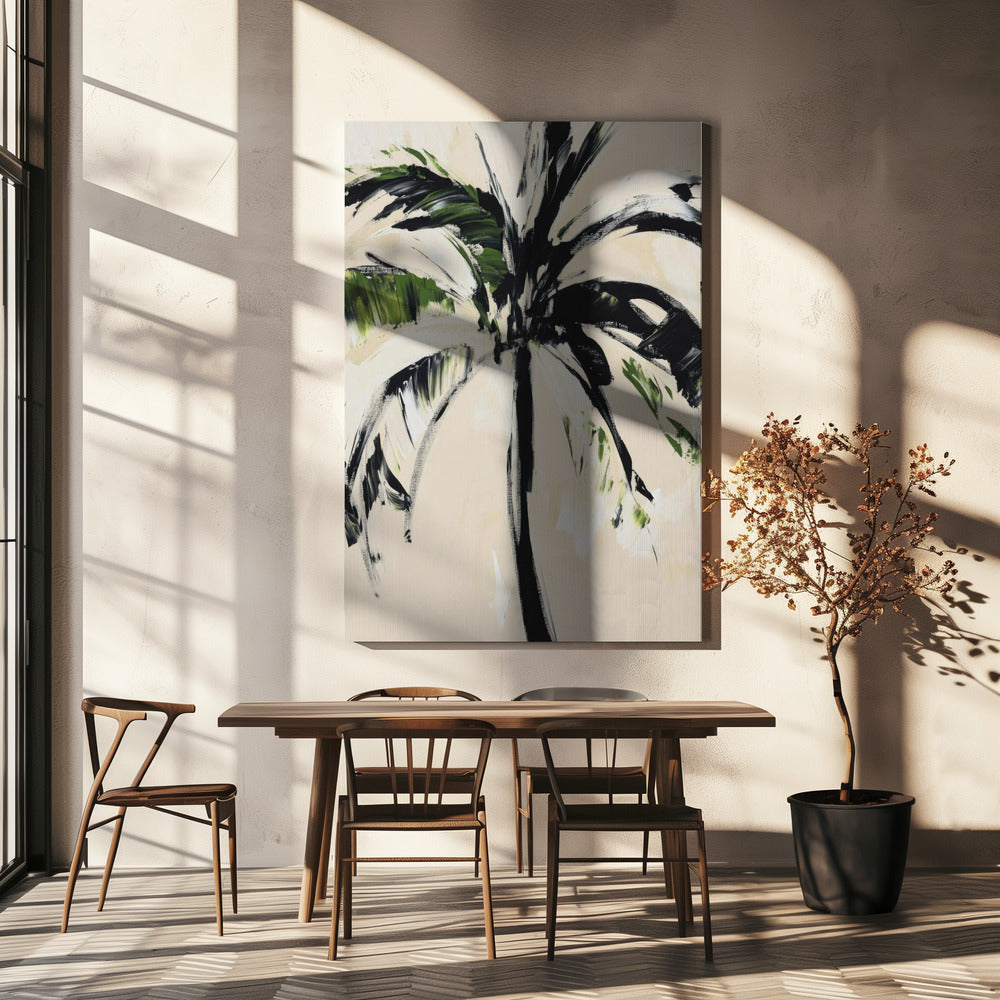 Abstrakte Palme | Leinwand