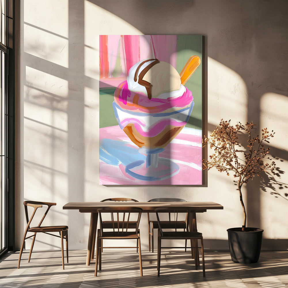 Süßes Sorbet-Vergnügen | Leinwand