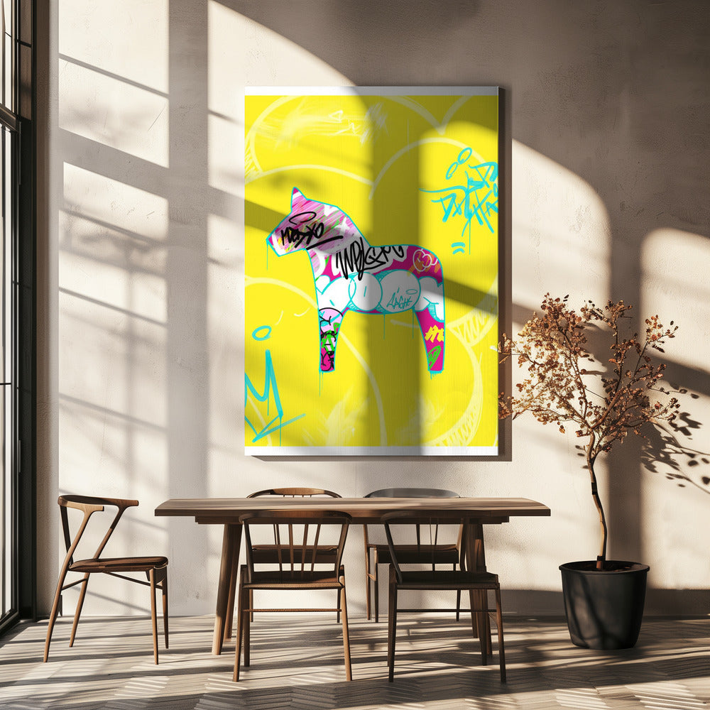 Pferd im Graffiti-Stil | Leinwand