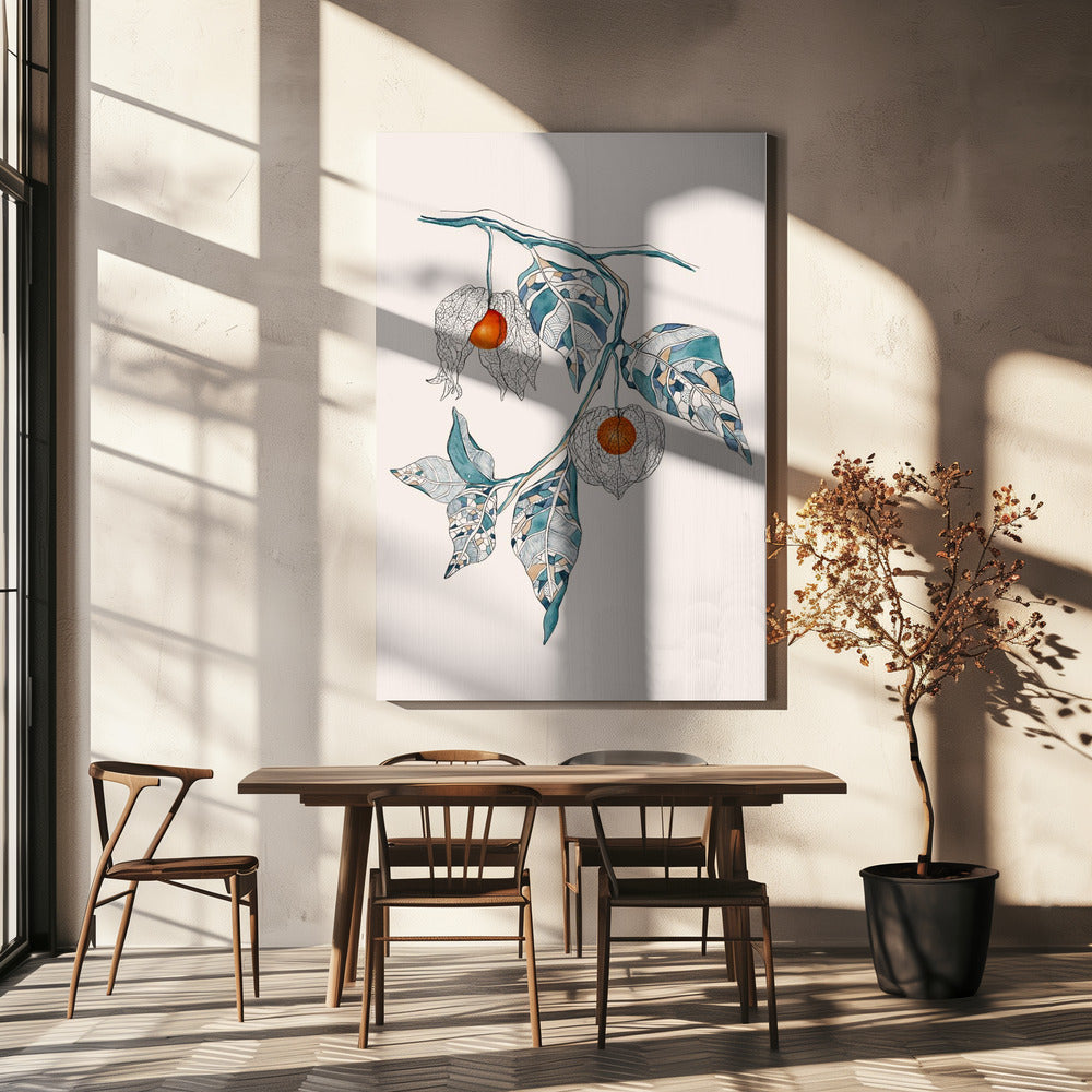 Chinesische Laterne | Leinwand