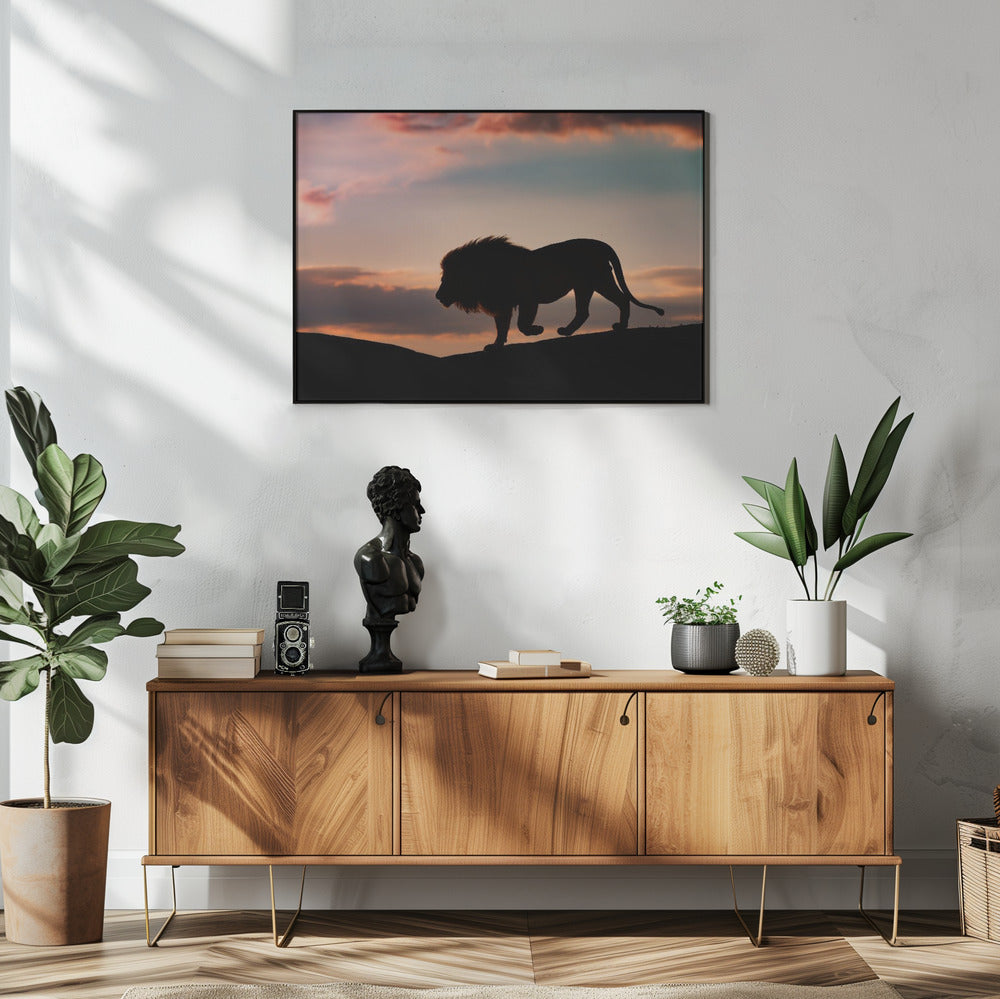 Sonnenuntergang in der Serengeti | Poster