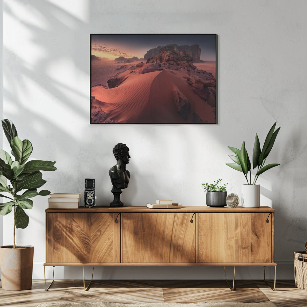 Rote Sanddüne | Poster