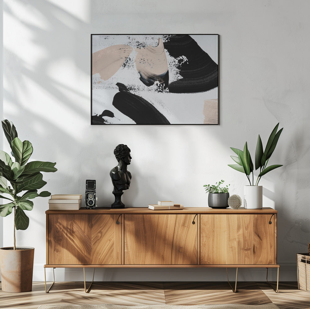 Schwarz und Nackt | Poster