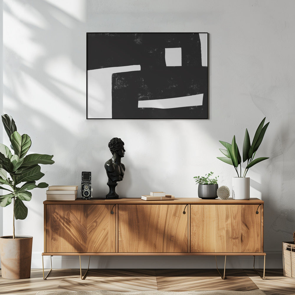 Monochrome Geometrie | Poster