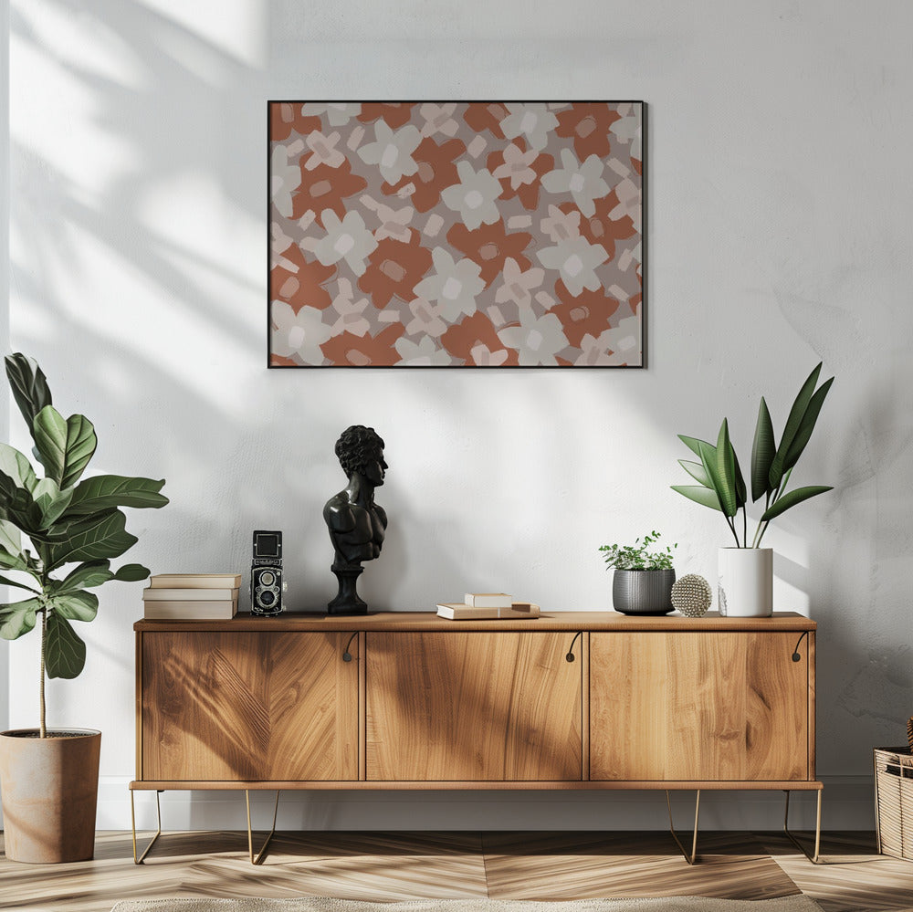 Rustic Blossom Field | Poster
