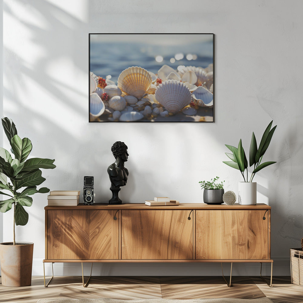 Muschel-Gelassenheit | Poster