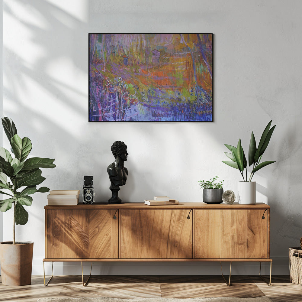 Nocturne im geheimen Garten | Poster